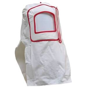 Masque Cagoule Visière de Protection de Sablage Blanc