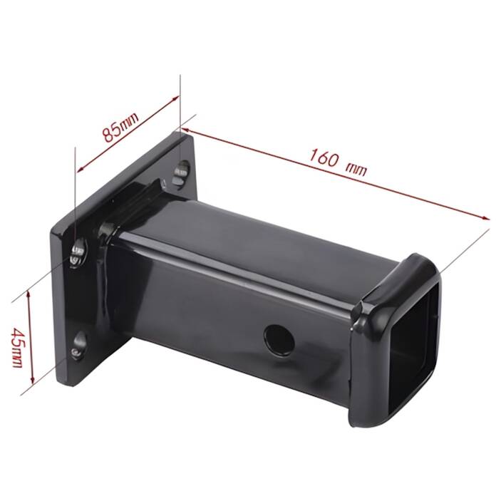 Adaptateur d’Attelage de Remorque, Récepteur de Tube carré 2’’