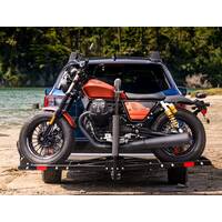 Porte-Moto Attelage Scooter avec Rampe de chargement 227kg + Adaptateur carré 2&#039;&#039;